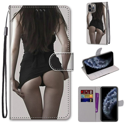 Coloured Drawing Cross Texture Horizontal Flip PU Leather Case with Holder & Card Slots & Wallet & Lanyard, For iPhone 11, For iPhone 11 Pro