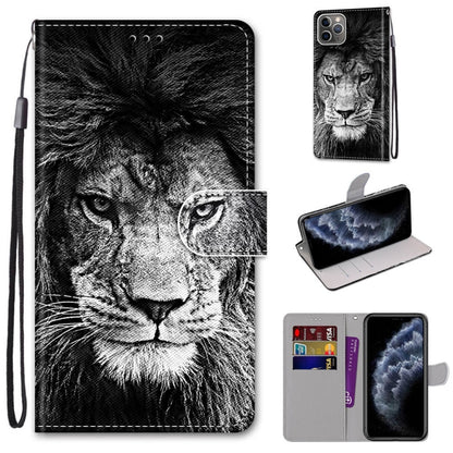 Coloured Drawing Cross Texture Horizontal Flip PU Leather Case with Holder & Card Slots & Wallet & Lanyard, For iPhone 11, For iPhone 11 Pro