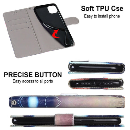 Coloured Drawing Cross Texture Horizontal Flip PU Leather Case with Holder & Card Slots & Wallet & Lanyard, For iPhone XS / X, For iPhone XR