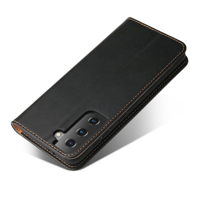Fierre Shann PU Genuine Leather Texture Horizontal Flip Leather Case with Holder & Card Slots & Wallet, For Huawei Mate 40 Pro, For Huawei Mate 40, For Samsung Galaxy S21 5G, For Samsung Galaxy S21+ 5G, For Samsung Galaxy S21 Ultra 5G                  ...