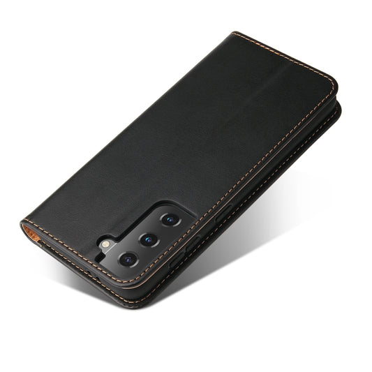 Fierre Shann PU Genuine Leather Texture Horizontal Flip Leather Case with Holder & Card Slots & Wallet, For Huawei Mate 40 Pro, For Huawei Mate 40, For Samsung Galaxy S21 5G, For Samsung Galaxy S21+ 5G, For Samsung Galaxy S21 Ultra 5G                  ...