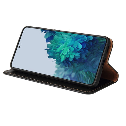 Fierre Shann PU Genuine Leather Texture Horizontal Flip Leather Case with Holder & Card Slots & Wallet, For Huawei Mate 40 Pro, For Huawei Mate 40, For Samsung Galaxy S21 5G, For Samsung Galaxy S21+ 5G, For Samsung Galaxy S21 Ultra 5G                  ...