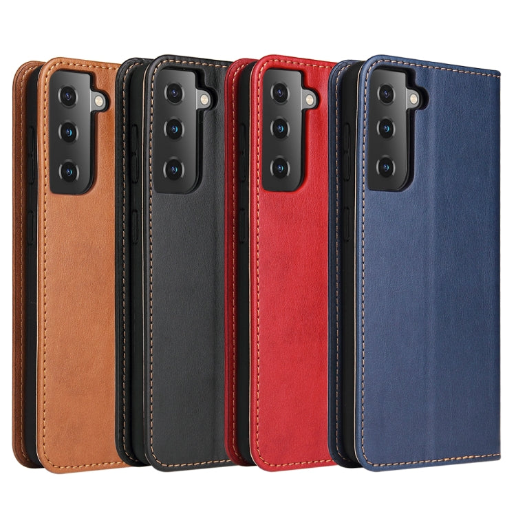 Fierre Shann PU Genuine Leather Texture Horizontal Flip Leather Case with Holder & Card Slots & Wallet, For Huawei Mate 40 Pro, For Huawei Mate 40, For Samsung Galaxy S21 5G, For Samsung Galaxy S21+ 5G, For Samsung Galaxy S21 Ultra 5G                  ...