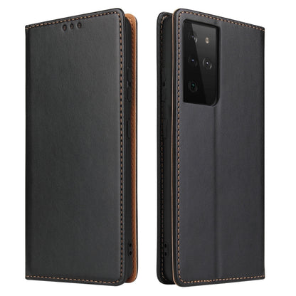 Fierre Shann PU Genuine Leather Texture Horizontal Flip Leather Case with Holder & Card Slots & Wallet, For Huawei Mate 40 Pro, For Huawei Mate 40, For Samsung Galaxy S21 5G, For Samsung Galaxy S21+ 5G, For Samsung Galaxy S21 Ultra 5G                  ...