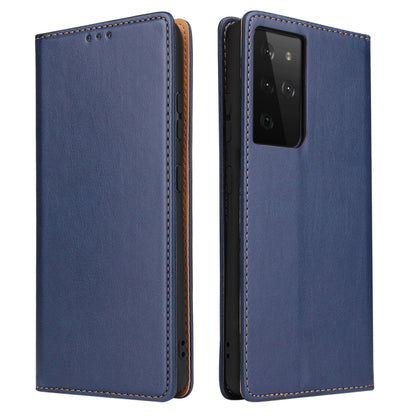 Fierre Shann PU Genuine Leather Texture Horizontal Flip Leather Case with Holder & Card Slots & Wallet, For Huawei Mate 40 Pro, For Huawei Mate 40, For Samsung Galaxy S21 5G, For Samsung Galaxy S21+ 5G, For Samsung Galaxy S21 Ultra 5G                  ...