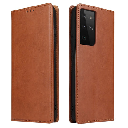 Fierre Shann PU Genuine Leather Texture Horizontal Flip Leather Case with Holder & Card Slots & Wallet, For Huawei Mate 40 Pro, For Huawei Mate 40, For Samsung Galaxy S21 5G, For Samsung Galaxy S21+ 5G, For Samsung Galaxy S21 Ultra 5G                  ...