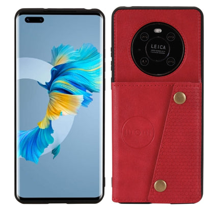 Double Buckle PU + TPU Shockproof Magnetic Protective Case with Card Slot & Holder, For Huawei Mate 40, For Huawei Mate 40 Pro, For Huawei Y7a, For Samsung Galaxy A02s (EU Version), For Samsung Galaxy A12, For Samsung Galaxy A52 5G / 4G                ...
