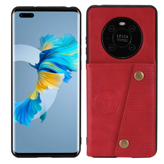 Double Buckle PU + TPU Shockproof Magnetic Protective Case with Card Slot & Holder, For Huawei Mate 40, For Huawei Mate 40 Pro, For Huawei Y7a, For Samsung Galaxy A02s (EU Version), For Samsung Galaxy A12, For Samsung Galaxy A52 5G / 4G                ...