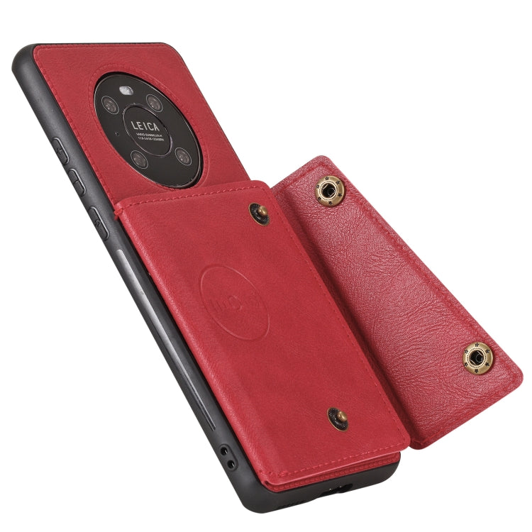 Double Buckle PU + TPU Shockproof Magnetic Protective Case with Card Slot & Holder, For Huawei Mate 40, For Huawei Mate 40 Pro, For Huawei Y7a, For Samsung Galaxy A02s (EU Version), For Samsung Galaxy A12, For Samsung Galaxy A52 5G / 4G                ...