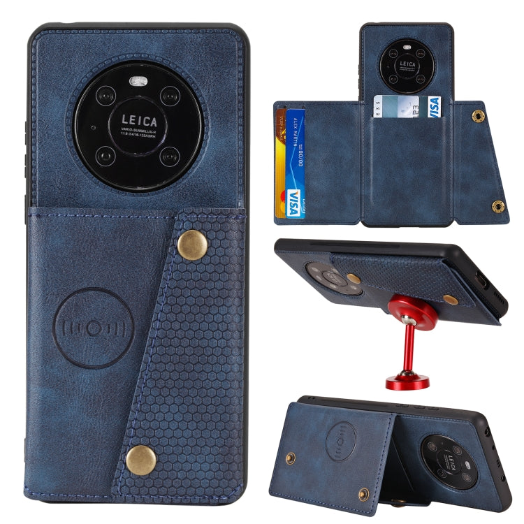 Double Buckle PU + TPU Shockproof Magnetic Protective Case with Card Slot & Holder, For Huawei Mate 40, For Huawei Mate 40 Pro, For Huawei Y7a, For Samsung Galaxy A02s (EU Version), For Samsung Galaxy A12, For Samsung Galaxy A52 5G / 4G                ...