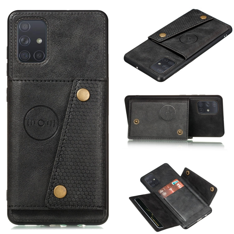 Double Buckle PU + TPU Shockproof Magnetic Protective Case with Card Slot & Holder, For Huawei Mate 40, For Huawei Mate 40 Pro, For Huawei Y7a, For Samsung Galaxy A02s (EU Version), For Samsung Galaxy A12, For Samsung Galaxy A52 5G / 4G                ...