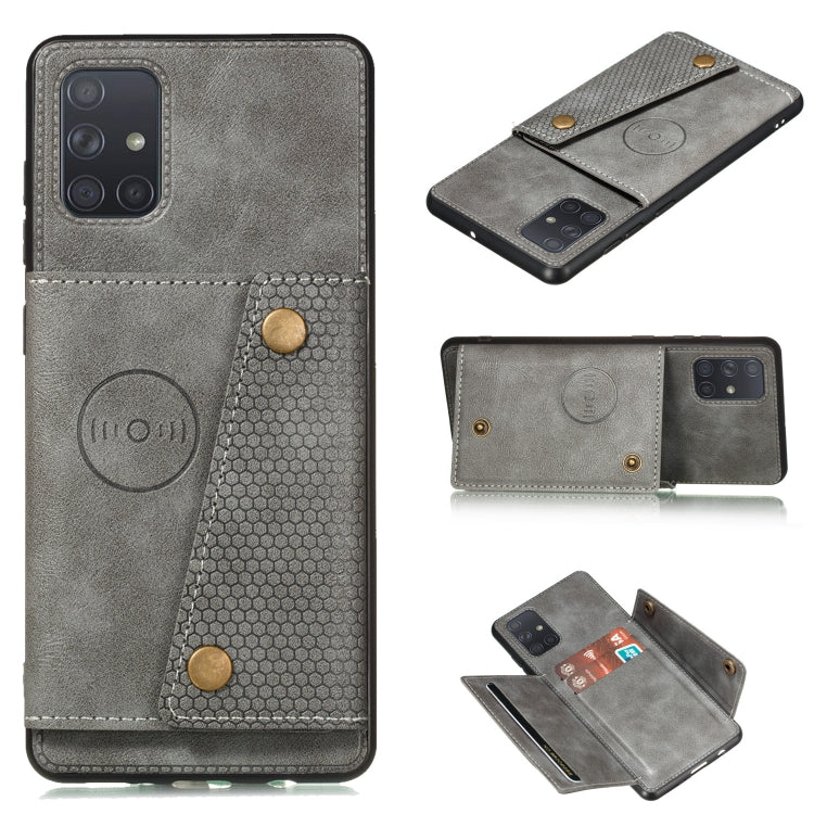 Double Buckle PU + TPU Shockproof Magnetic Protective Case with Card Slot & Holder, For Huawei Mate 40, For Huawei Mate 40 Pro, For Huawei Y7a, For Samsung Galaxy A02s (EU Version), For Samsung Galaxy A12, For Samsung Galaxy A52 5G / 4G                ...