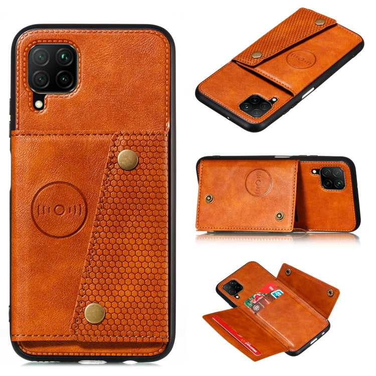 Double Buckle PU + TPU Shockproof Magnetic Protective Case with Card Slot & Holder, For Huawei Mate 40, For Huawei Mate 40 Pro, For Huawei Y7a, For Samsung Galaxy A02s (EU Version), For Samsung Galaxy A12, For Samsung Galaxy A52 5G / 4G                ...
