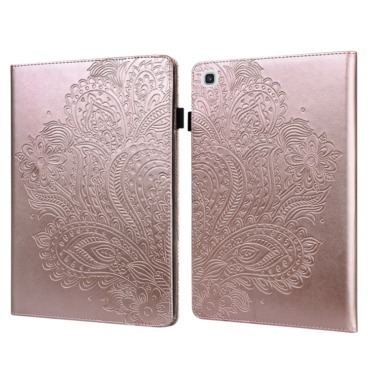 Peacock Embossed Pattern TPU + PU Horizontal Flip Leather Case with Holder & Card Slots & Wallet, For Samsung Galaxy Tab A7 T500, For Samsung Galaxy Tab S6 Lite P610, For Samsung Galaxy Tab A 8.0 (2019) T290, For Samsung Galaxy Tab A 10.1 (2019) T510  ...