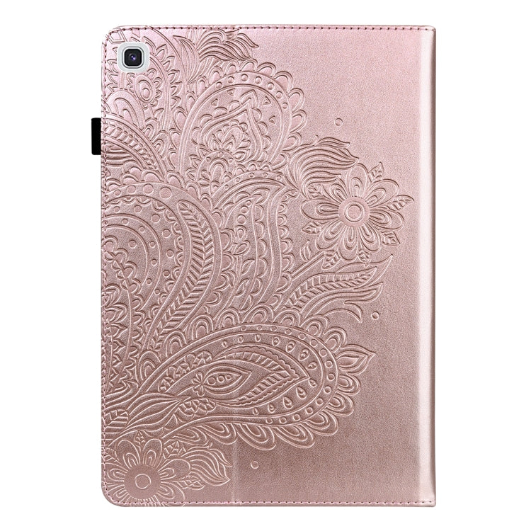 Peacock Embossed Pattern TPU + PU Horizontal Flip Leather Case with Holder & Card Slots & Wallet, For Samsung Galaxy Tab A7 T500, For Samsung Galaxy Tab S6 Lite P610, For Samsung Galaxy Tab A 8.0 (2019) T290, For Samsung Galaxy Tab A 10.1 (2019) T510  ...