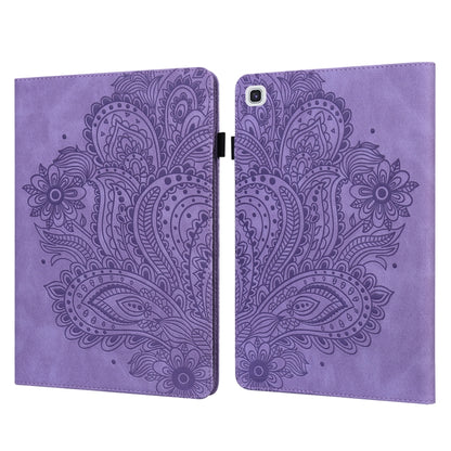 Peacock Embossed Pattern TPU + PU Horizontal Flip Leather Case with Holder & Card Slots & Wallet, For Samsung Galaxy Tab A7 T500, For Samsung Galaxy Tab S6 Lite P610, For Samsung Galaxy Tab A 8.0 (2019) T290, For Samsung Galaxy Tab A 10.1 (2019) T510  ...