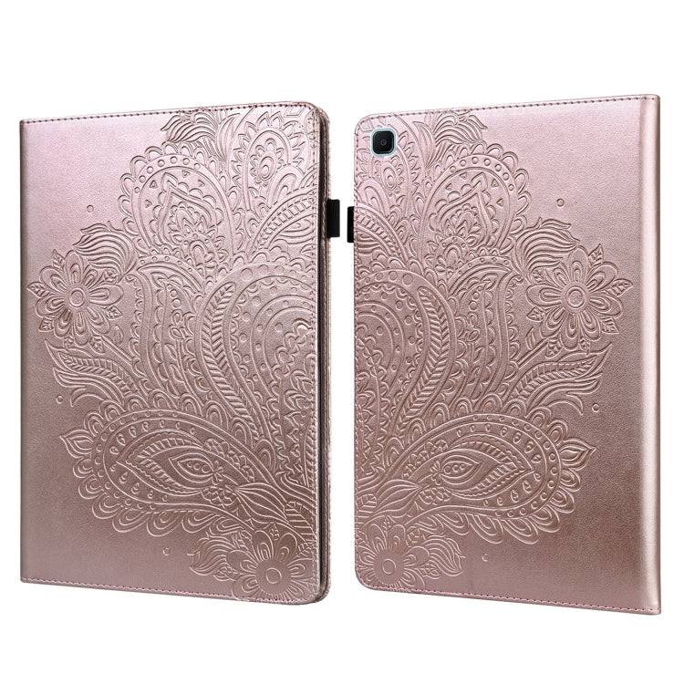 Peacock Embossed Pattern TPU + PU Horizontal Flip Leather Case with Holder & Card Slots & Wallet, For Samsung Galaxy Tab A7 T500, For Samsung Galaxy Tab S6 Lite P610, For Samsung Galaxy Tab A 8.0 (2019) T290, For Samsung Galaxy Tab A 10.1 (2019) T510  ...