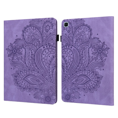 Peacock Embossed Pattern TPU + PU Horizontal Flip Leather Case with Holder & Card Slots & Wallet, For Samsung Galaxy Tab A7 T500, For Samsung Galaxy Tab S6 Lite P610, For Samsung Galaxy Tab A 8.0 (2019) T290, For Samsung Galaxy Tab A 10.1 (2019) T510  ...