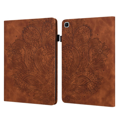 Peacock Embossed Pattern TPU + PU Horizontal Flip Leather Case with Holder & Card Slots & Wallet, For Samsung Galaxy Tab A7 T500, For Samsung Galaxy Tab S6 Lite P610, For Samsung Galaxy Tab A 8.0 (2019) T290, For Samsung Galaxy Tab A 10.1 (2019) T510  ...