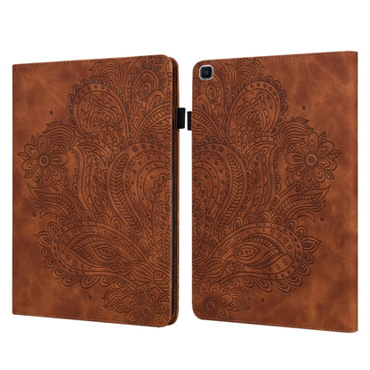 Peacock Embossed Pattern TPU + PU Horizontal Flip Leather Case with Holder & Card Slots & Wallet, For Samsung Galaxy Tab A7 T500, For Samsung Galaxy Tab S6 Lite P610, For Samsung Galaxy Tab A 8.0 (2019) T290, For Samsung Galaxy Tab A 10.1 (2019) T510  ...
