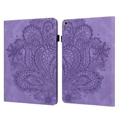 Peacock Embossed Pattern TPU + PU Horizontal Flip Leather Case with Holder & Card Slots & Wallet, For Samsung Galaxy Tab A7 T500, For Samsung Galaxy Tab S6 Lite P610, For Samsung Galaxy Tab A 8.0 (2019) T290, For Samsung Galaxy Tab A 10.1 (2019) T510  ...