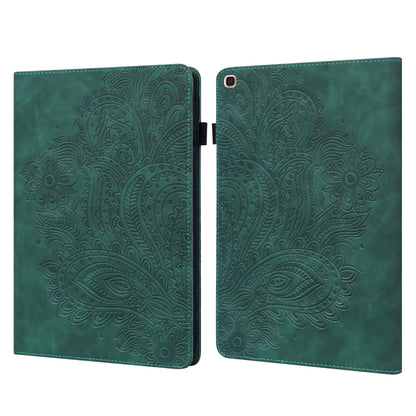 Peacock Embossed Pattern TPU + PU Horizontal Flip Leather Case with Holder & Card Slots & Wallet, For Samsung Galaxy Tab A7 T500, For Samsung Galaxy Tab S6 Lite P610, For Samsung Galaxy Tab A 8.0 (2019) T290, For Samsung Galaxy Tab A 10.1 (2019) T510  ...