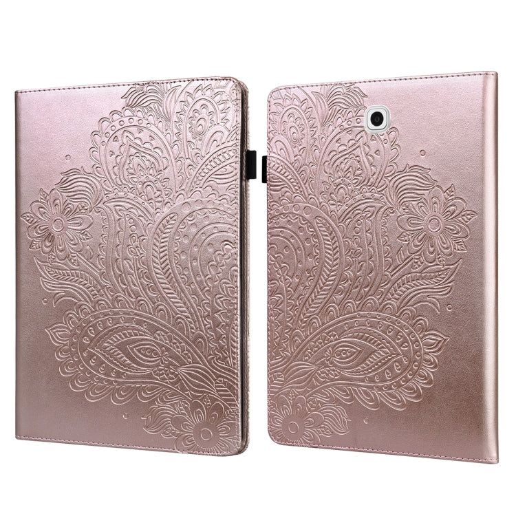 Peacock Embossed Pattern TPU + PU Horizontal Flip Leather Case with Holder & Card Slots & Wallet, For Samsung Galaxy Tab A7 T500, For Samsung Galaxy Tab S6 Lite P610, For Samsung Galaxy Tab A 8.0 (2019) T290, For Samsung Galaxy Tab A 10.1 (2019) T510  ...
