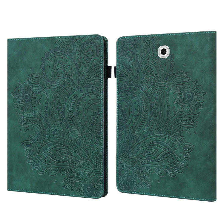 Peacock Embossed Pattern TPU + PU Horizontal Flip Leather Case with Holder & Card Slots & Wallet, For Samsung Galaxy Tab A7 T500, For Samsung Galaxy Tab S6 Lite P610, For Samsung Galaxy Tab A 8.0 (2019) T290, For Samsung Galaxy Tab A 10.1 (2019) T510  ...