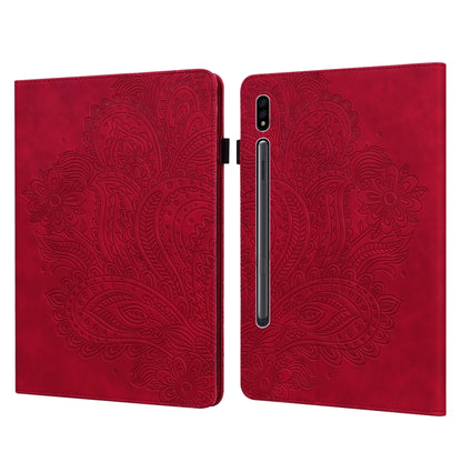 Peacock Embossed Pattern TPU + PU Horizontal Flip Leather Case with Holder & Card Slots & Wallet, For Samsung Galaxy Tab A7 T500, For Samsung Galaxy Tab S6 Lite P610, For Samsung Galaxy Tab A 8.0 (2019) T290, For Samsung Galaxy Tab A 10.1 (2019) T510  ...