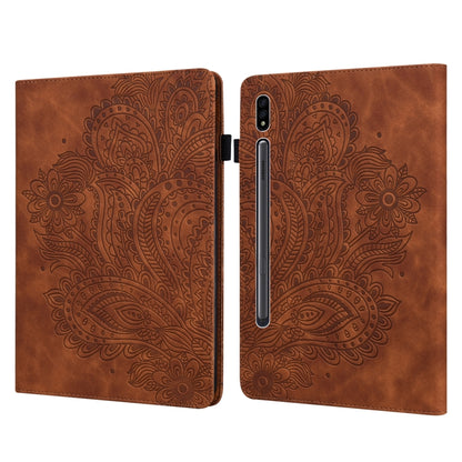 Peacock Embossed Pattern TPU + PU Horizontal Flip Leather Case with Holder & Card Slots & Wallet, For Samsung Galaxy Tab A7 T500, For Samsung Galaxy Tab S6 Lite P610, For Samsung Galaxy Tab A 8.0 (2019) T290, For Samsung Galaxy Tab A 10.1 (2019) T510  ...