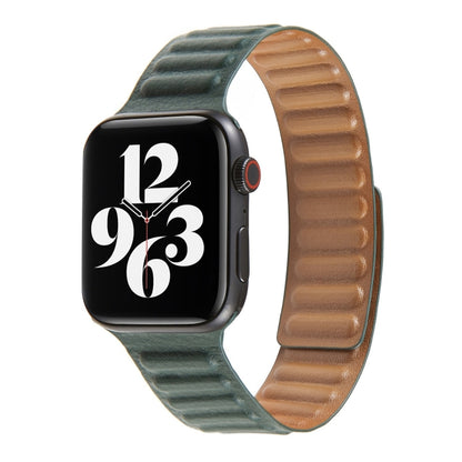 Loop Leather Watchband For Apple Watch Series 6 & SE & 5 & 4 40mm / 3 & 2 & 1 38mm, For Apple Watch Series 7 41mm / 6 & SE & 5 & 4 40mm / 3 & 2 & 1 38mm