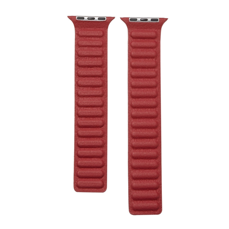 Loop Leather Watchband For Apple Watch Series 6 & SE & 5 & 4 40mm / 3 & 2 & 1 38mm, For Apple Watch Series 7 41mm / 6 & SE & 5 & 4 40mm / 3 & 2 & 1 38mm