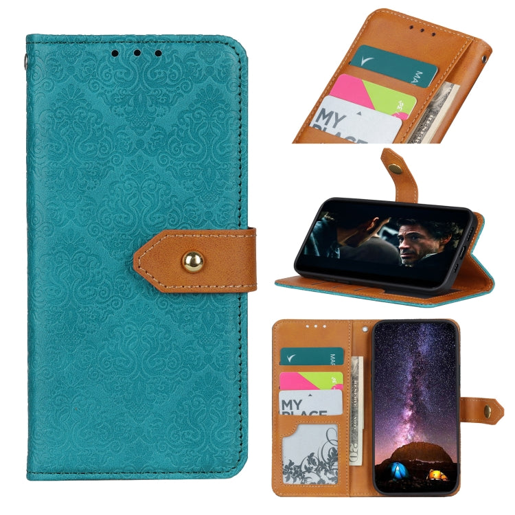 European Floral Embossed Copper Buckle Horizontal Flip PU Leather Case with Holder & Card Slots & Wallet & Photo Frame, For Samsung Galaxy A02s, For Samsung Galaxy A21s, For Samsung Galaxy A31, For Samsung Galaxy A41, For Samsung Galaxy A51 5G         ...