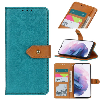 European Floral Embossed Copper Buckle Horizontal Flip PU Leather Case with Holder & Card Slots & Wallet & Photo Frame, For Samsung Galaxy A02s, For Samsung Galaxy A21s, For Samsung Galaxy A31, For Samsung Galaxy A41, For Samsung Galaxy A51 5G         ...