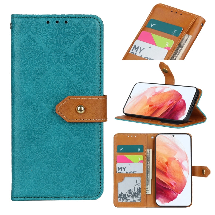 European Floral Embossed Copper Buckle Horizontal Flip PU Leather Case with Holder & Card Slots & Wallet & Photo Frame, For Samsung Galaxy A02s, For Samsung Galaxy A21s, For Samsung Galaxy A31, For Samsung Galaxy A41, For Samsung Galaxy A51 5G         ...