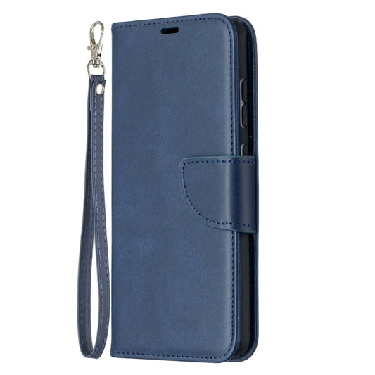 Retro Lambskin Texture Pure Color Horizontal Flip PU Leather Case with Holder & Card Slots & Wallet & Lanyard, For Samsung Galaxy A52 5G