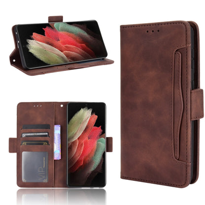 Skin Feel Calf Pattern Horizontal Flip Leather Case with Holder & Card Slots & Photo Frame, For Samsung Galaxy A02s, For Samsung Galaxy A52 5G, For Samsung Galaxy A72 5G / 4G, For Samsung Galaxy S21+ 5G, For Samsung Galaxy S21 Ultra 5G                 ...