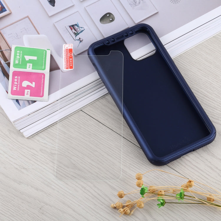 Shockproof PC Full Coverage Protective Case with Tempered Glass Film, For iPhone 11 Pro, For iPhone 11, For iPhone 11 Pro Max