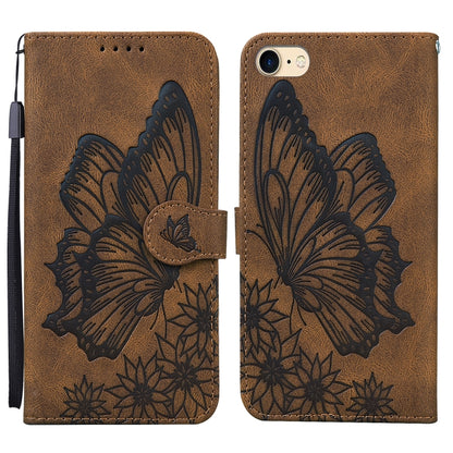 Retro Skin Feel Butterflies Embossing Horizontal Flip Leather Case with Holder & Card Slots & Wallet, For iPhone 6 / 6s, For iPhone 6 Plus / 6s Plus, For iPhone SE 2022 / SE 2020 / 8 / 7, For iPhone 8 Plus / 7Plus, For iPhone 11, For iPhone 11 Pro     ...