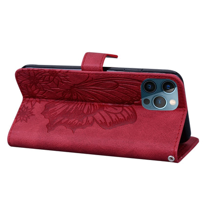 Retro Skin Feel Butterflies Embossing Horizontal Flip Leather Case with Holder & Card Slots & Wallet, For iPhone 12 Pro Max, For iPhone XR, For iPhone X / XS, For iPhone XS Max
