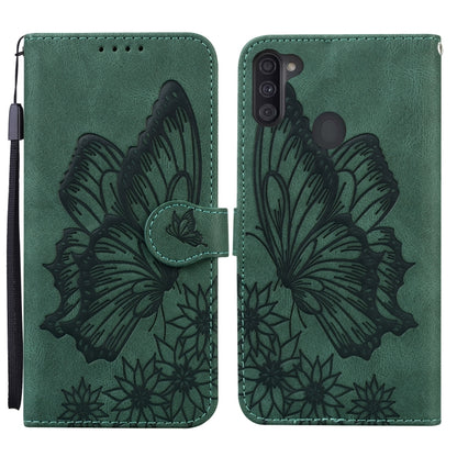 Retro Skin Feel Butterflies Embossing Horizontal Flip Leather Case with Holder & Card Slots & Wallet, For Samsung Galaxy A11, For Samsung Galaxy A12 5G, For Samsung Galaxy A21, For Samsung Galaxy A21s, For Samsung Galaxy A42 5G, For Samsung Galaxy A51 ...