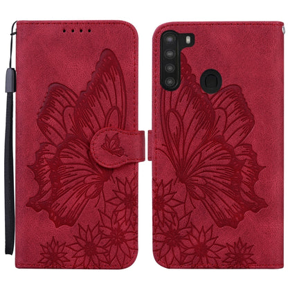 Retro Skin Feel Butterflies Embossing Horizontal Flip Leather Case with Holder & Card Slots & Wallet, For Samsung Galaxy A11, For Samsung Galaxy A12 5G, For Samsung Galaxy A21, For Samsung Galaxy A21s, For Samsung Galaxy A42 5G, For Samsung Galaxy A51 ...