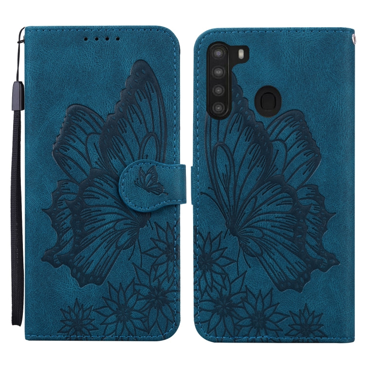 Retro Skin Feel Butterflies Embossing Horizontal Flip Leather Case with Holder & Card Slots & Wallet, For Samsung Galaxy A11, For Samsung Galaxy A12 5G, For Samsung Galaxy A21, For Samsung Galaxy A21s, For Samsung Galaxy A42 5G, For Samsung Galaxy A51 ...