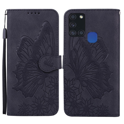 Retro Skin Feel Butterflies Embossing Horizontal Flip Leather Case with Holder & Card Slots & Wallet, For Samsung Galaxy A11, For Samsung Galaxy A12 5G, For Samsung Galaxy A21, For Samsung Galaxy A21s, For Samsung Galaxy A42 5G, For Samsung Galaxy A51 ...