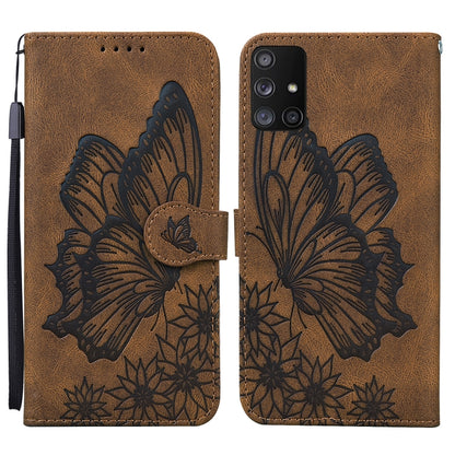 Retro Skin Feel Butterflies Embossing Horizontal Flip Leather Case with Holder & Card Slots & Wallet, For Samsung Galaxy A11, For Samsung Galaxy A12 5G, For Samsung Galaxy A21, For Samsung Galaxy A21s, For Samsung Galaxy A42 5G, For Samsung Galaxy A51 ...