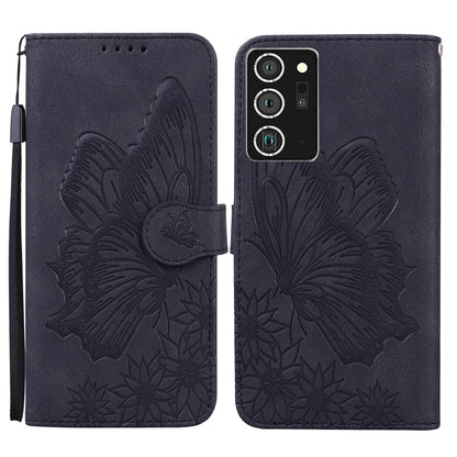 Retro Skin Feel Butterflies Embossing Horizontal Flip Leather Case with Holder & Card Slots & Wallet, For Samsung Galaxy A11, For Samsung Galaxy A12 5G, For Samsung Galaxy A21, For Samsung Galaxy A21s, For Samsung Galaxy A42 5G, For Samsung Galaxy A51 ...