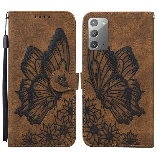 Retro Skin Feel Butterflies Embossing Horizontal Flip Leather Case with Holder & Card Slots & Wallet, For Samsung Galaxy Note20 5G, For Samsung Galaxy S20, For Samsung Galaxy S20 FE, For Samsung Galaxy S20+, For Samsung Galaxy S20 Ultra                ...