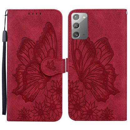 Retro Skin Feel Butterflies Embossing Horizontal Flip Leather Case with Holder & Card Slots & Wallet, For Samsung Galaxy Note20 5G, For Samsung Galaxy S20, For Samsung Galaxy S20 FE, For Samsung Galaxy S20+, For Samsung Galaxy S20 Ultra                ...