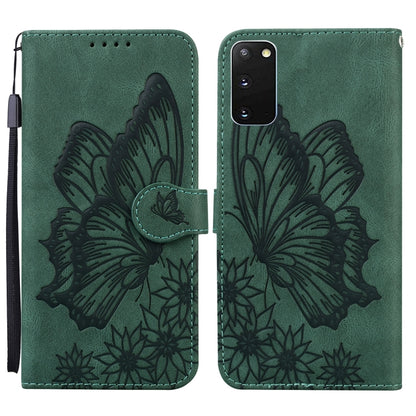 Retro Skin Feel Butterflies Embossing Horizontal Flip Leather Case with Holder & Card Slots & Wallet, For Samsung Galaxy Note20 5G, For Samsung Galaxy S20, For Samsung Galaxy S20 FE, For Samsung Galaxy S20+, For Samsung Galaxy S20 Ultra                ...