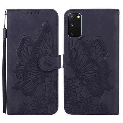Retro Skin Feel Butterflies Embossing Horizontal Flip Leather Case with Holder & Card Slots & Wallet, For Samsung Galaxy Note20 5G, For Samsung Galaxy S20, For Samsung Galaxy S20 FE, For Samsung Galaxy S20+, For Samsung Galaxy S20 Ultra                ...